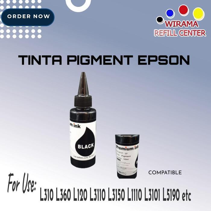 Tinta Pigment Epson WF C5390 WF C5890 5390 5890 - Black