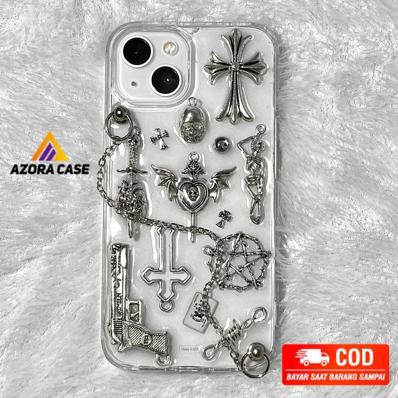 [AZ] Signature - CASE HP IPHONE ANDROID casing resin unik aesthetic keren gothic y2k - M23