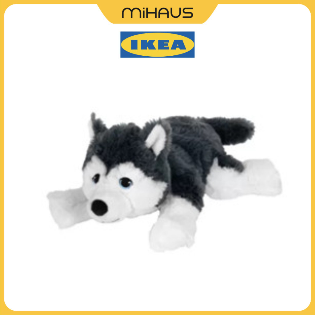 IKEA MUST HAVE MIHAUS LIVLIG Boneka, anjing/siberian husky, 26 cm