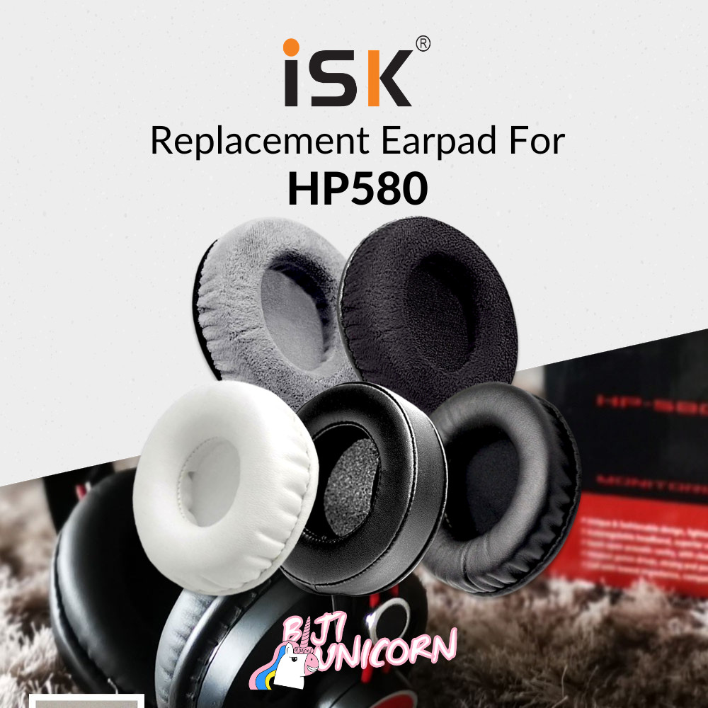 Earpad Earcup Ear Cushion ISK HP580 HP 580 HP-580 Busa Bantalan Foam