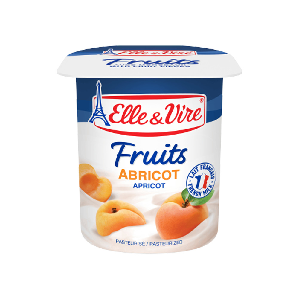ELLE & VIRE YOGHURT APRICOT 125GR