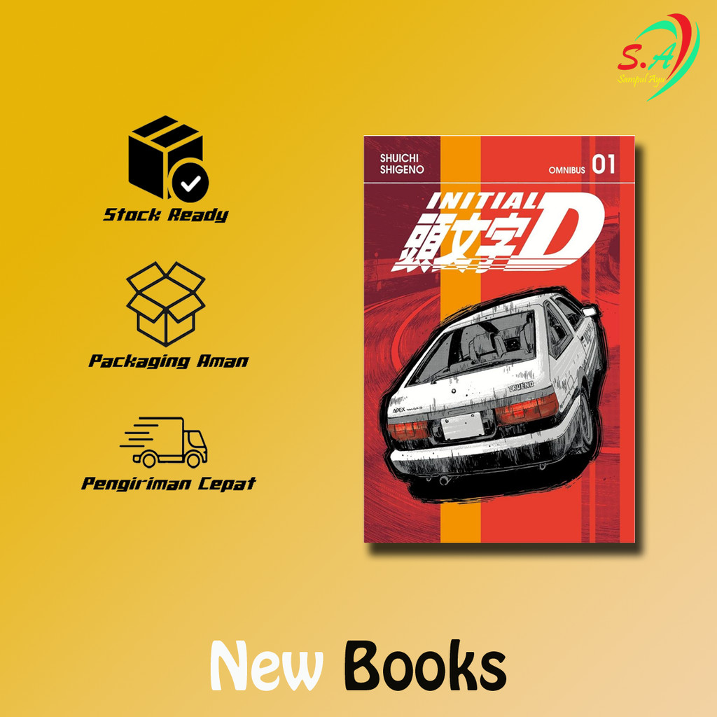 Komik Manga Initial D ( Omnibus Edition ) | English