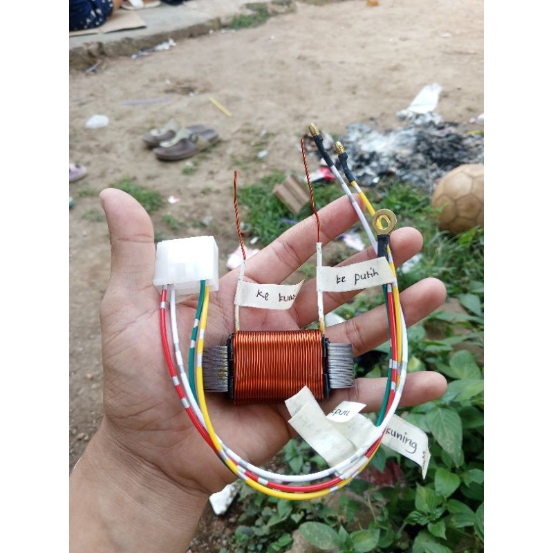 KATLENSHOP Spul spull lampu HONDA WIN 12v volt Fullwave pakai kiprok nmax atau tiger