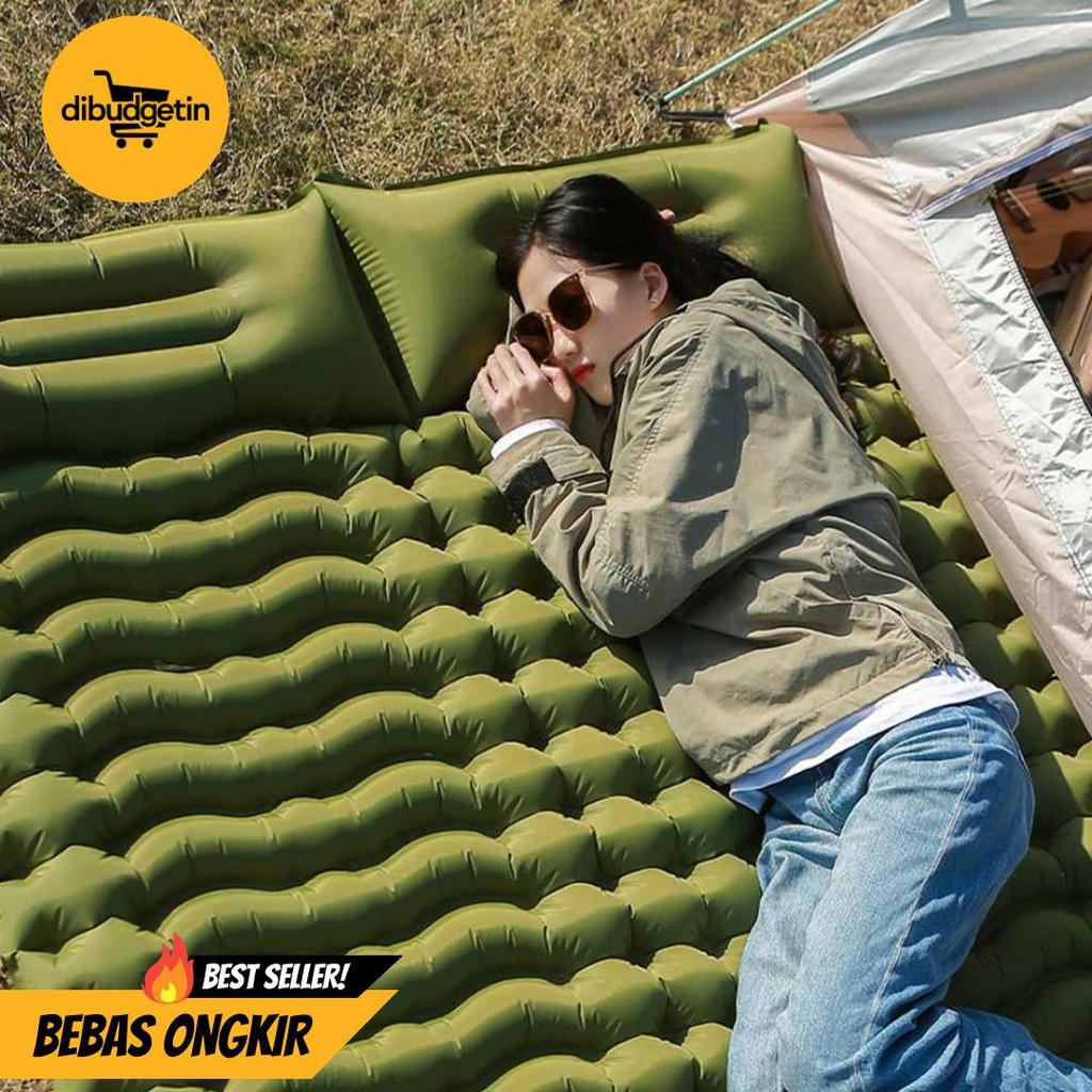 Kasur Matras Angin Manual Sleeping Pad Waterproof Double - HUANQ HQ-200