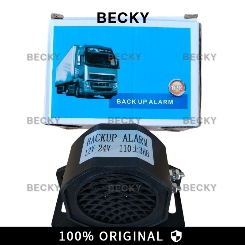 Alarm Mundur Mobil 1 Suara Back Horn/Klakson Mundur Truck & Bus 12V24V