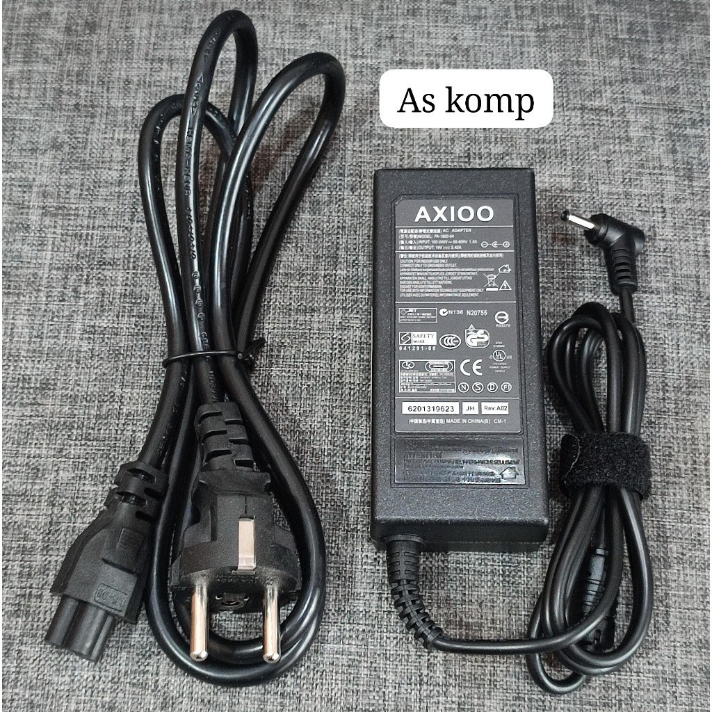 Adaptor Charger Axioo Mybook Prime 5 19V 3.42A DC 3.5*1.35mm
