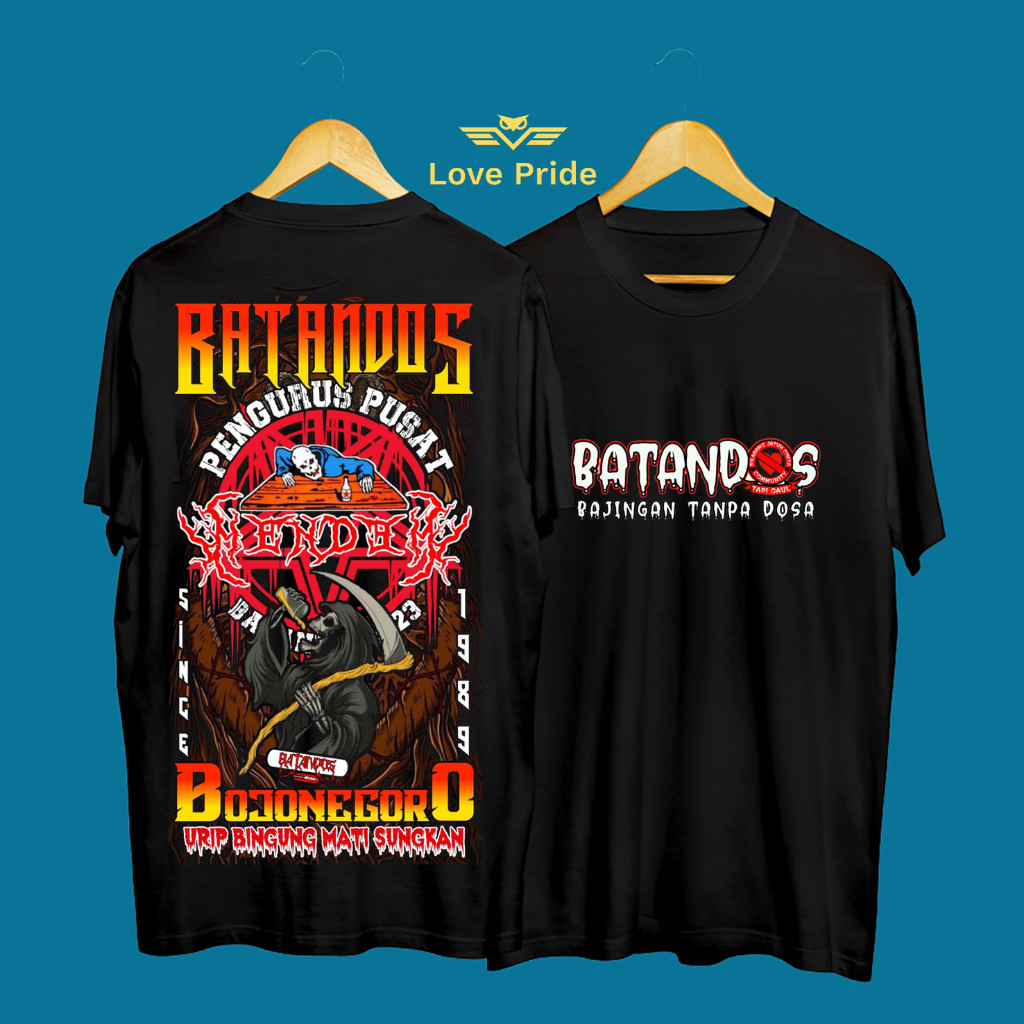 Kaos Tshirt Baju Distro Batandos Mendem Netral Pengurus Pusat 1989 Premium Terbaru