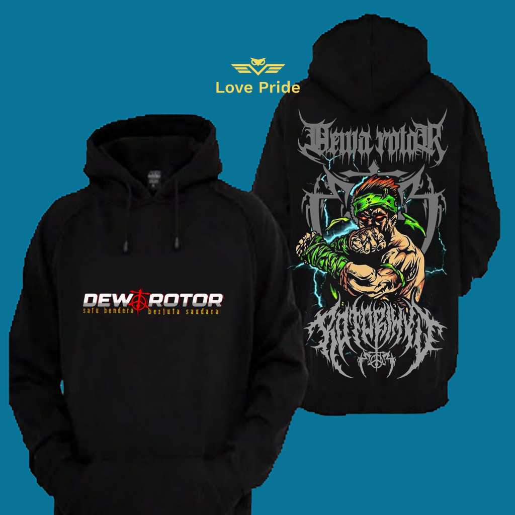 Sweater Hoodie Distro Rotor Lowayu Official 1993 Satu Bendera Berjuta Saudara Premium Terbaru