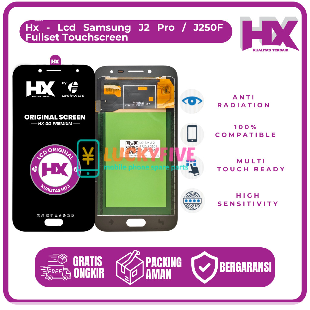 LCD Samsung J2 Pro / J250F HX Fullset Touchscreen