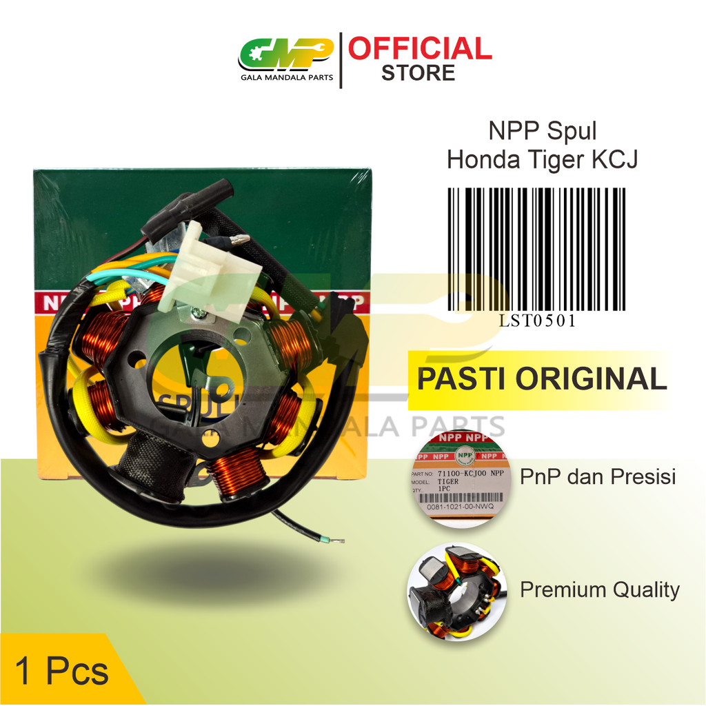 NPP Spul Honda Tiger GL Pro KCJ Spull  Stator Comp Assy Magnet Pulser Motor