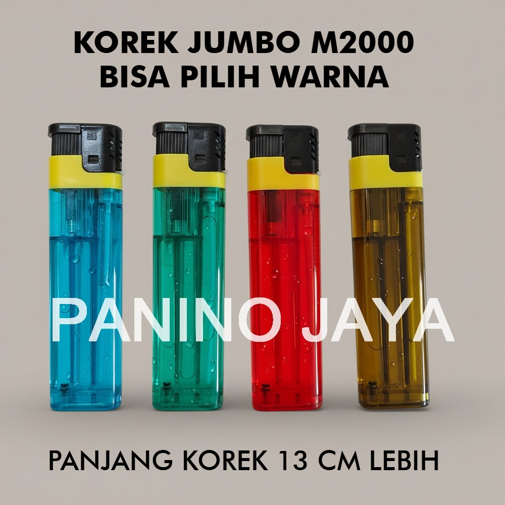 Korek Bara Jumbo Ukuran Besar JetFlame Bisa Di Isi Ulang || Korek Jumbo M2000