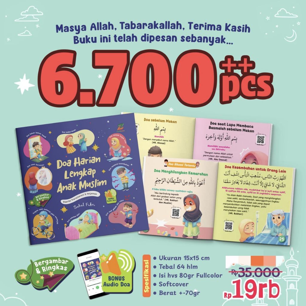 Buku Doa Harian Lengkap Anak Muslim Ziyadbooks