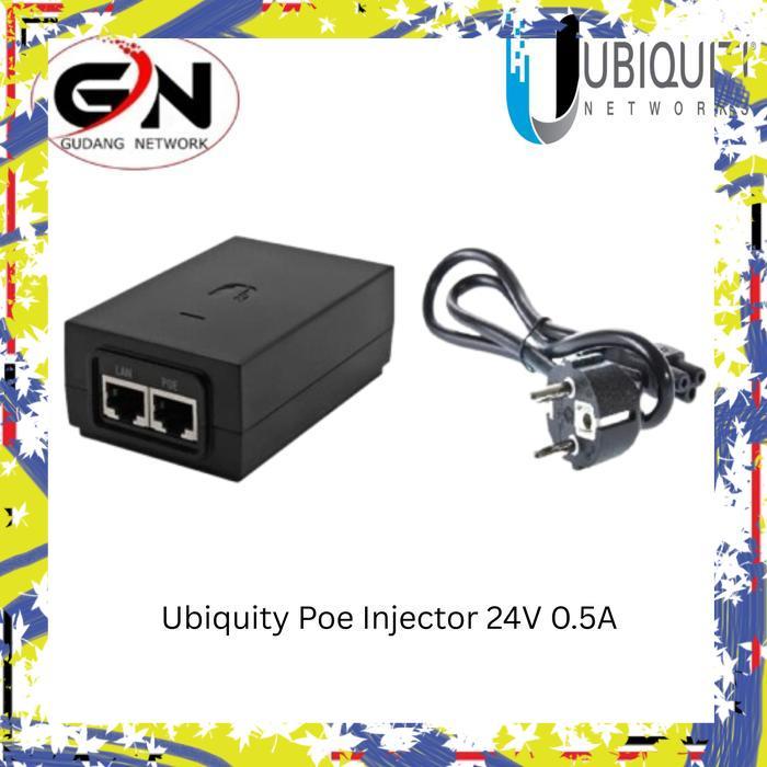 Ubiquity Poe Injector 24V 0.5A