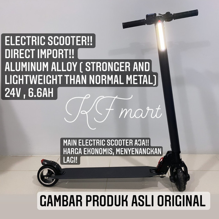 SPESIAL PROMO SALE ELECTRIC SCOOTER/ SKUTER LISTRIK LIGHTWEIGHT METAL/ OTOPED LISTRIK - ELSAND STORE