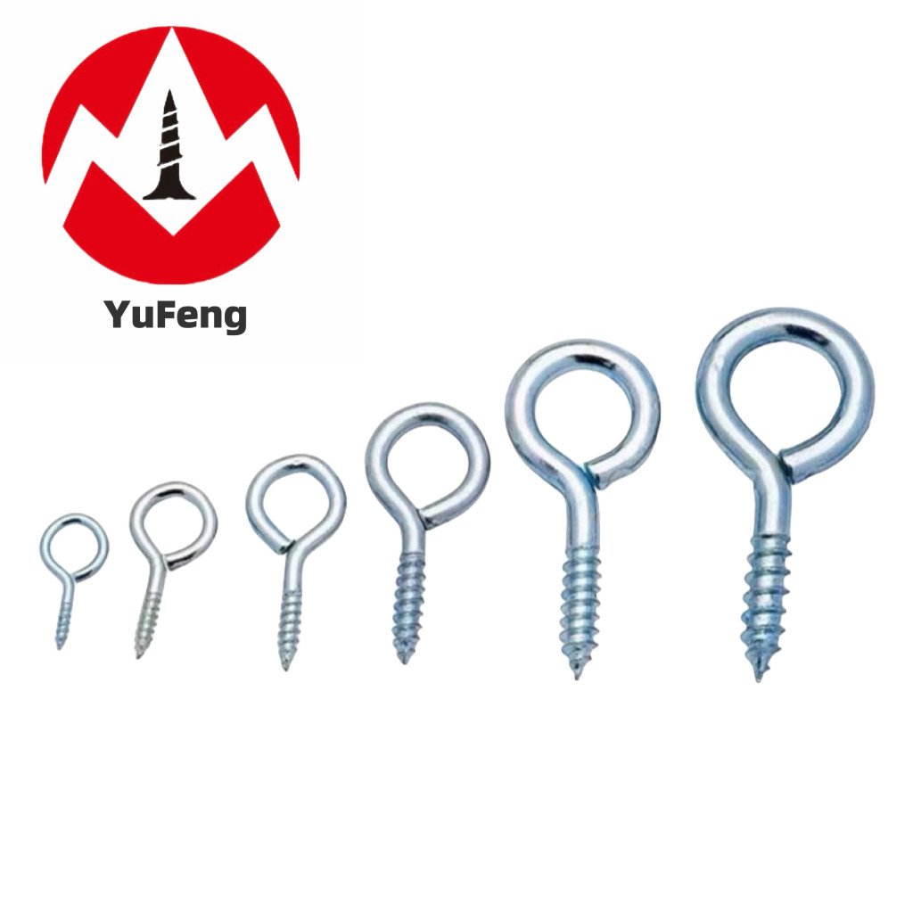 (100pcs) Sekrup Mata, Paku Berulir, Penutup Mata, Mur No.10