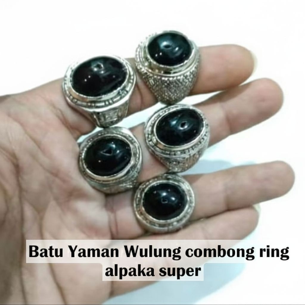 cincin batu yaman Wulung combong ring alpaka super