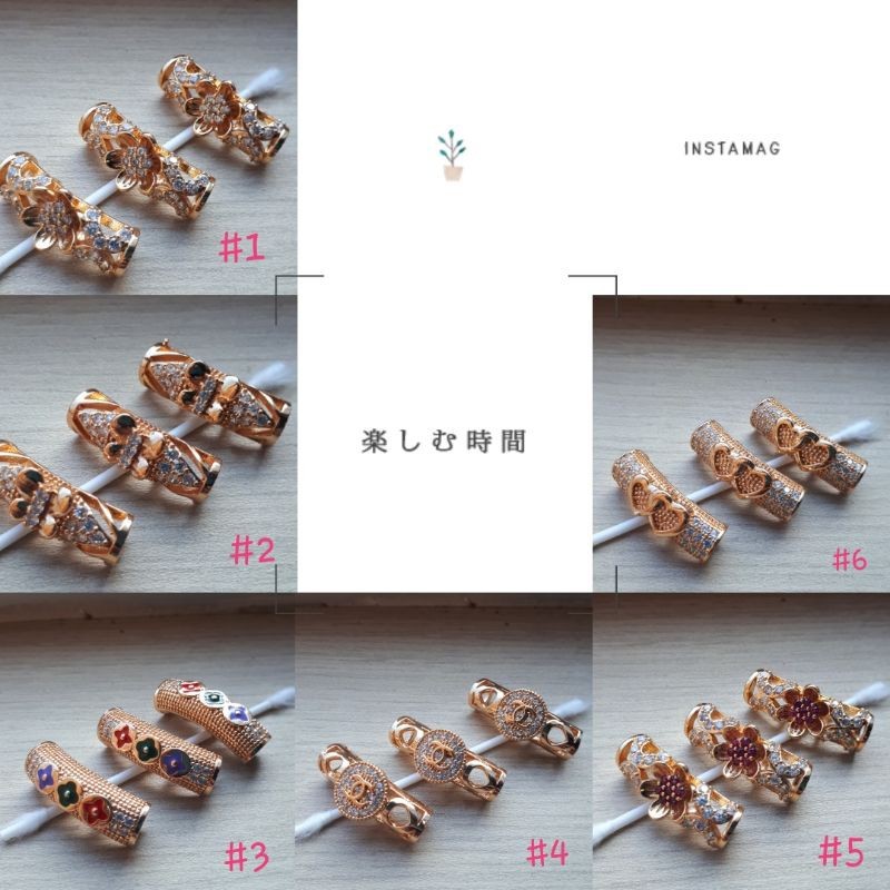 [FIFELS SHOP] Ragam Model Pipa Gelang Emas Xuping Model Tube Bar | Spacer Aksesoris Emas DIY pembuat