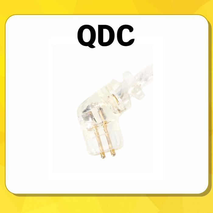 JCALLY PJ2 Earphone Upgrade SILVER-PLATED Cable Kabel IEM Headset - QDC