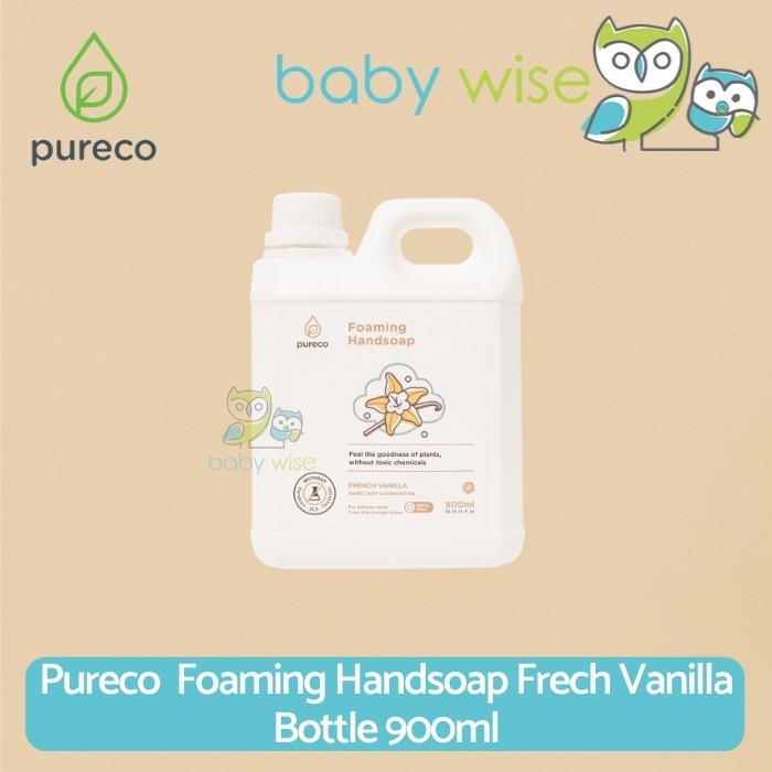 Pureco Foaming Handsoap French Vanilla Bottle 900ml