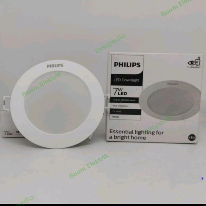 Downlight Panel Tanam Ib 7w CDL/WW Philips - Putih CDL 7w