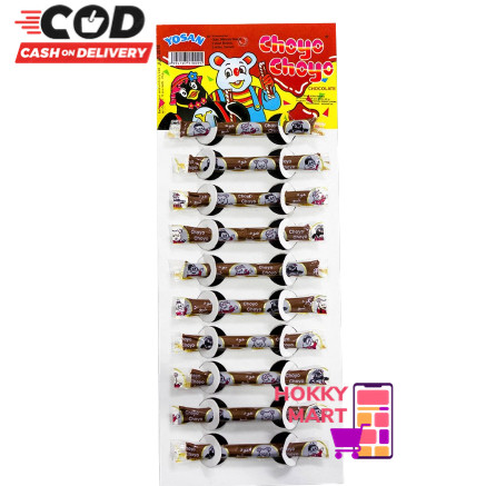 CHOYO CHOYO COKLAT STICK / COKLAT PASTA LEMBAR ISI 10 / COKLAT JADUL HALAL