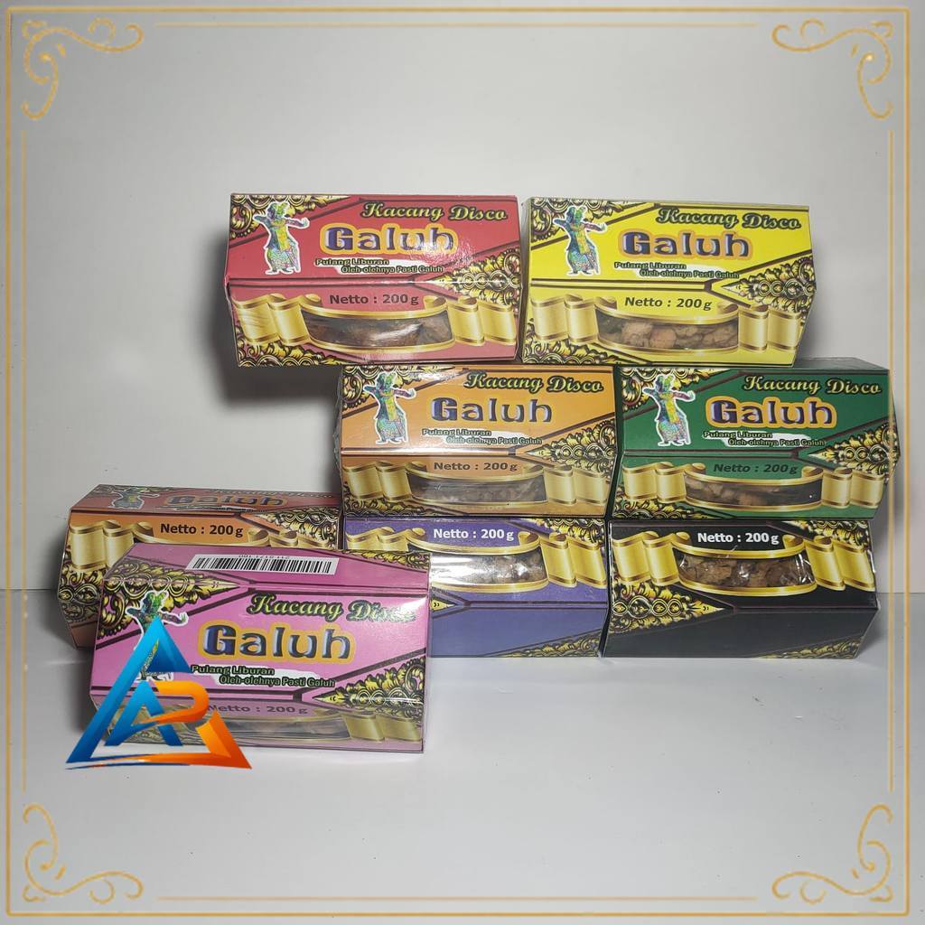 Kacang Goreng Tepung Galuh Box 200g Rasa Original Mix Oleh Oleh Bali