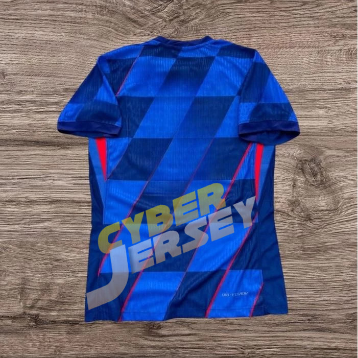 JERSEY BOLA PLAYER ISSUE KROASIA AWAY PIALA EROPA 2024 TOP QUALITY Sport Atasan Setelan Baju