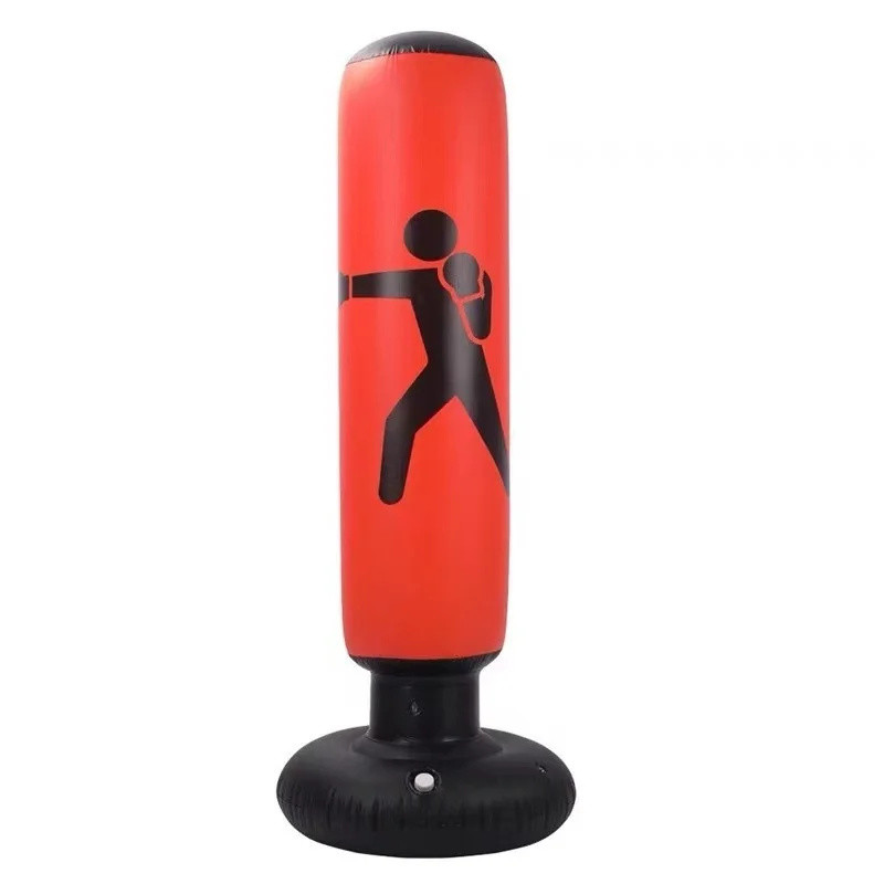 155cm Boxing Punching Bag Sandbag Standing Home Sandbag Non-Tipping Punching Target Hanging Adult Ch