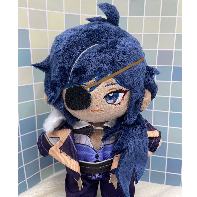 Game Genshin Impact Kaeya Plush Doll Stuffed Toy Plushies Dress Up Clothing Anime Cartoon Figure Toy