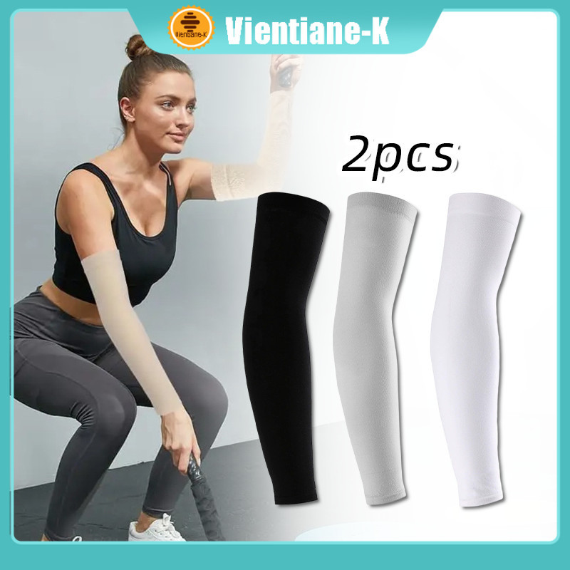 1 Pasang Golf Arm Sleeve Nylon / Arm Sleeve Elastis / Arm Sleeve UV Protection