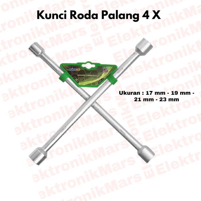 Kunci Roda Mobil Kunci Pas Ban Palang 4 17/19/21/23 L300 Kunci X