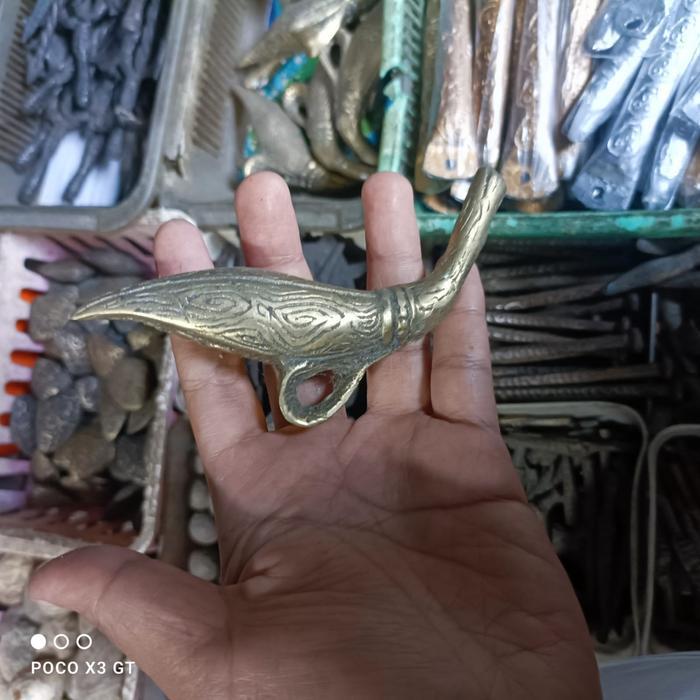 pusaka kembang kantil kuncup besar berajah arab KJM1122