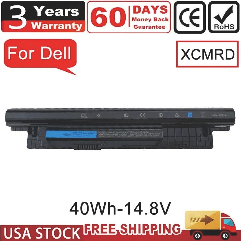 New Replacement 40Wh XCMRD 14.8V Laptop Battery for All Dell piron 15 3000 Series 3542 3543 3521 353