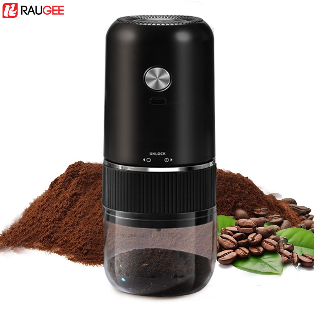 Electric Coffee Grinder Portable Coffee Grinder with Adjustable for Coffee Beans Herbs Spices Grains