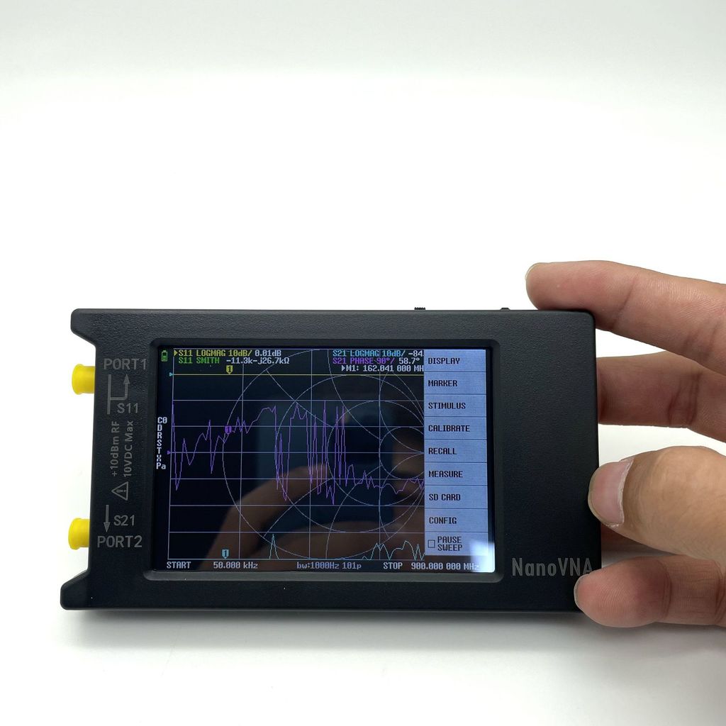 NanoVNA H4 Vector Network Analyzer Antenna Analyzer Shortwave MF HF VHF UHF  4inch