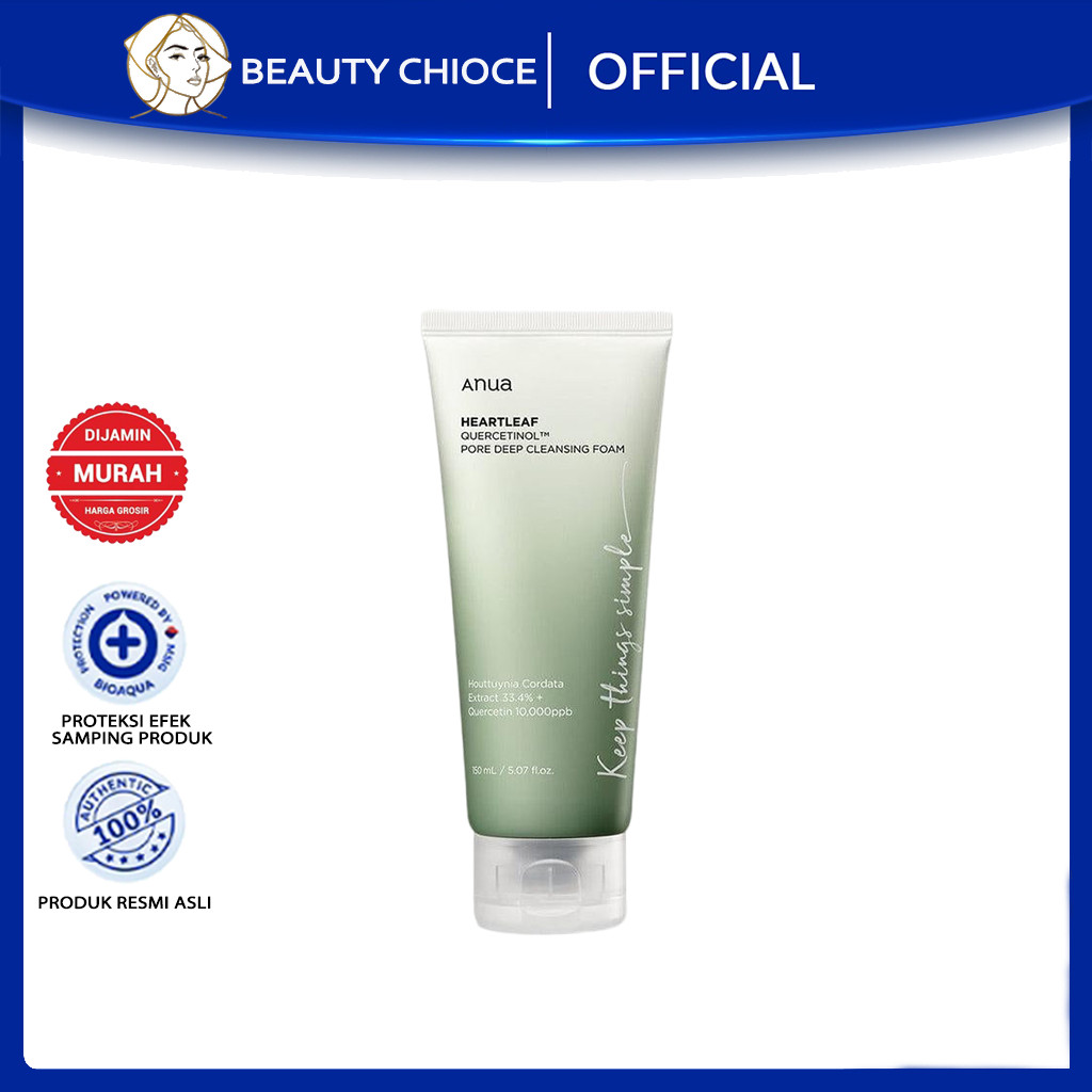 Anua Cleansing Foam 150ML Anua Heartleaf Quercetinol Pore Deep Cleansing Foam 150ML