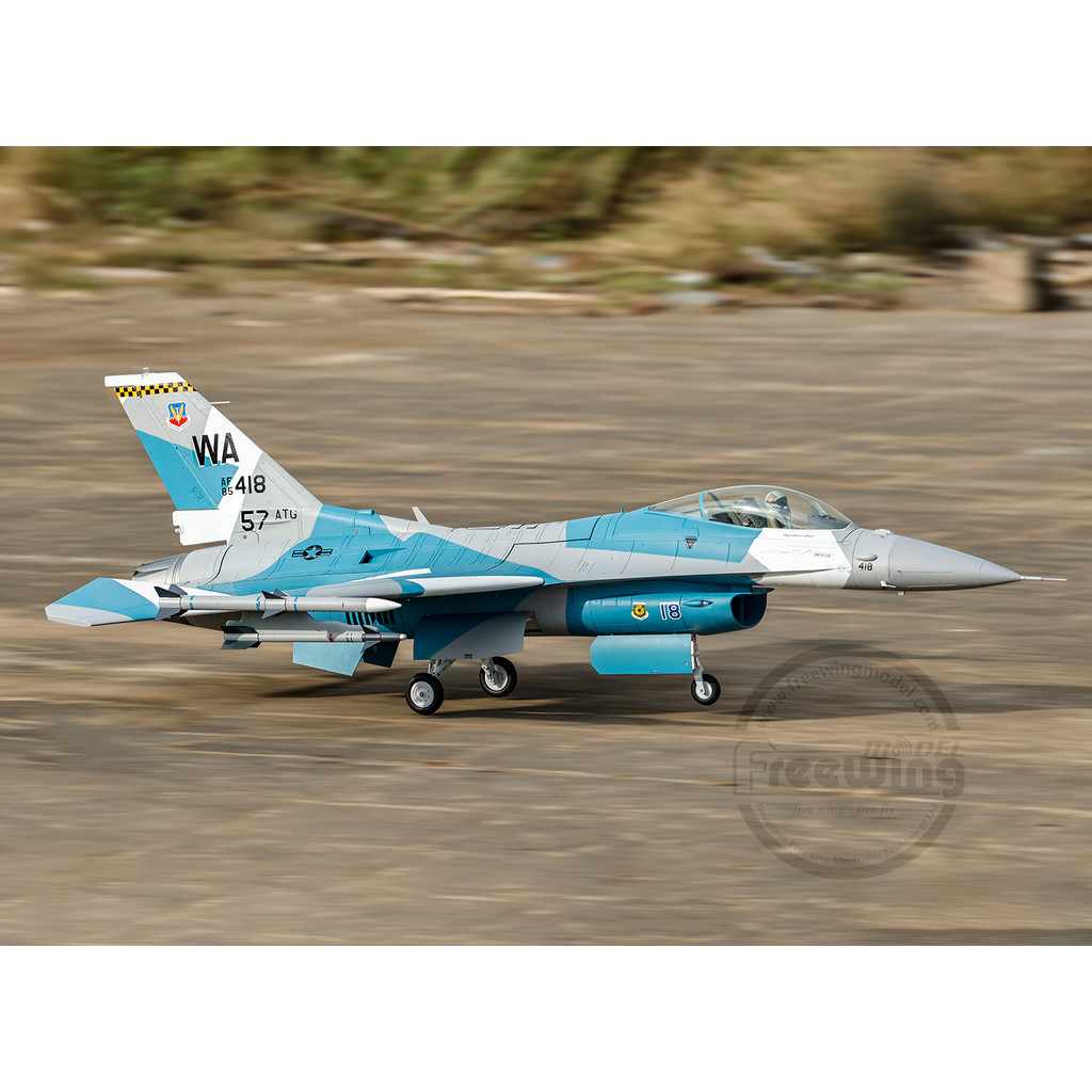 Electric RC Plane Freewing F16 90mm V2 EDF Jet KIT with servos
