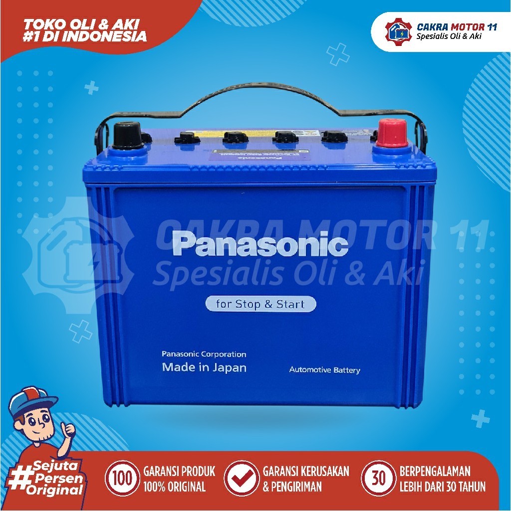 Aki Gojek Only Panasonic S100 / S95 70ah