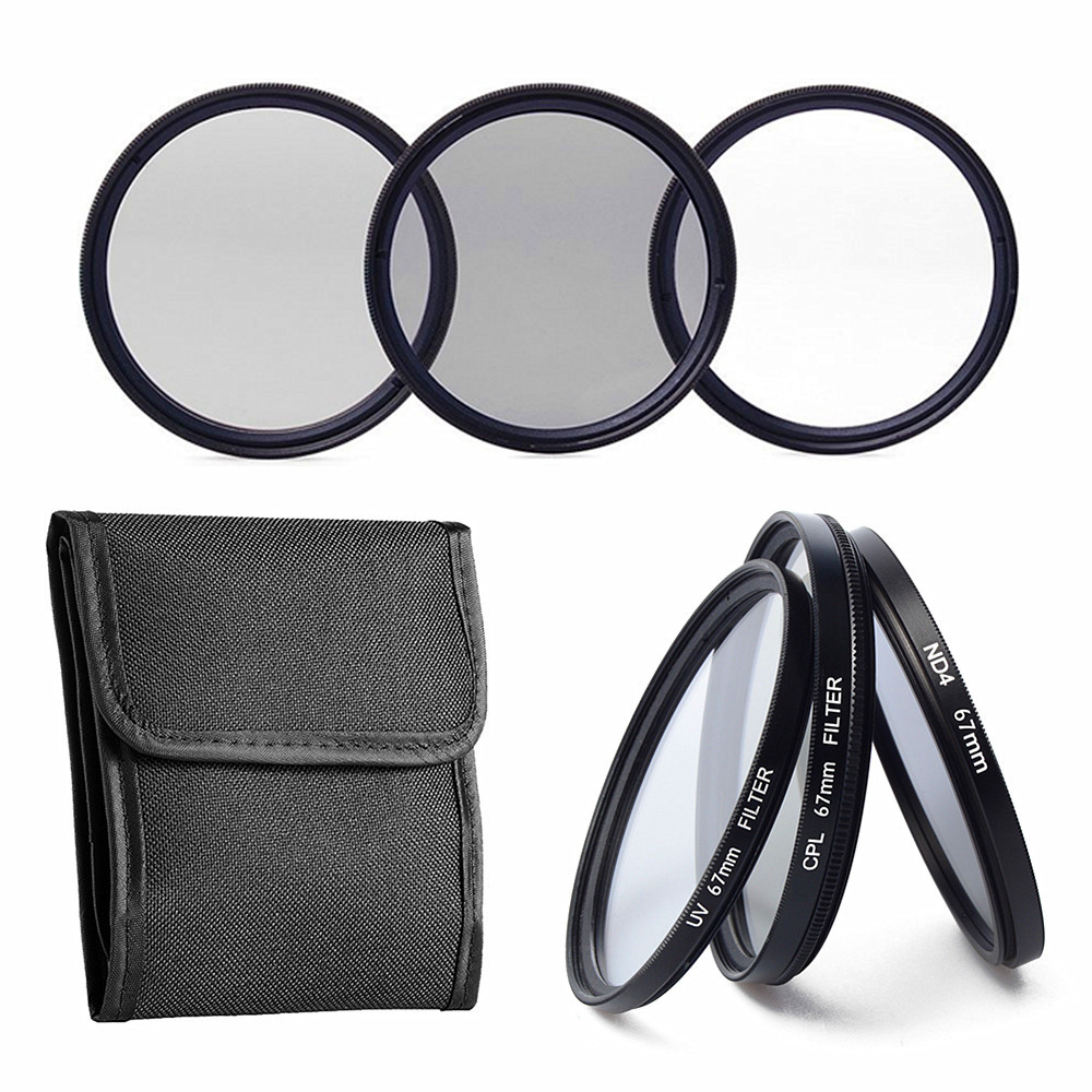 58mm UV CPL ND4 Filter Kit For onic LUMIX 12-35mm 12-60mm 14-140mm 35-100mm on G9 G100 GX9 G85 G80 G