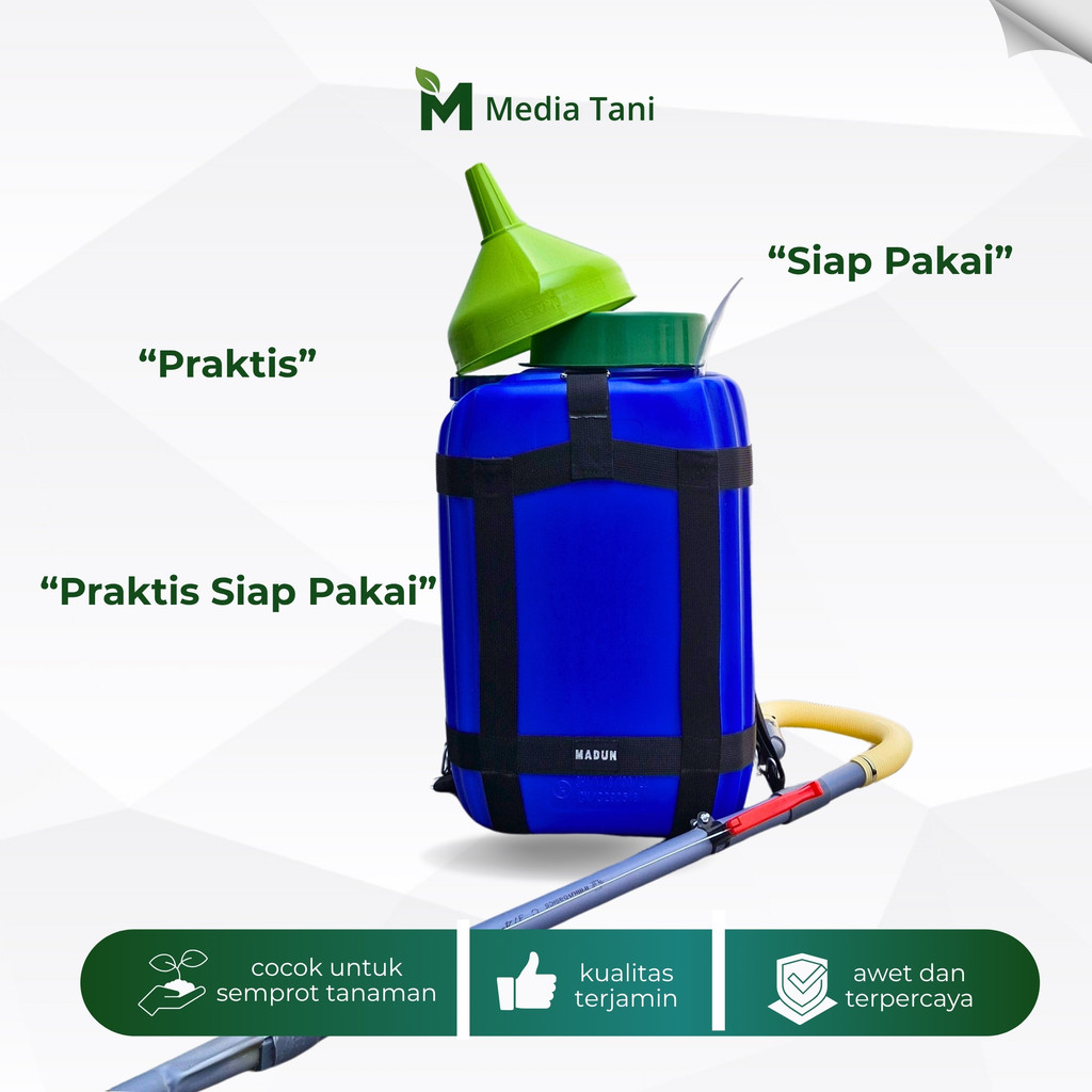 Jerigen 25 Liter Alat Penyiram Kebun Lengkap
