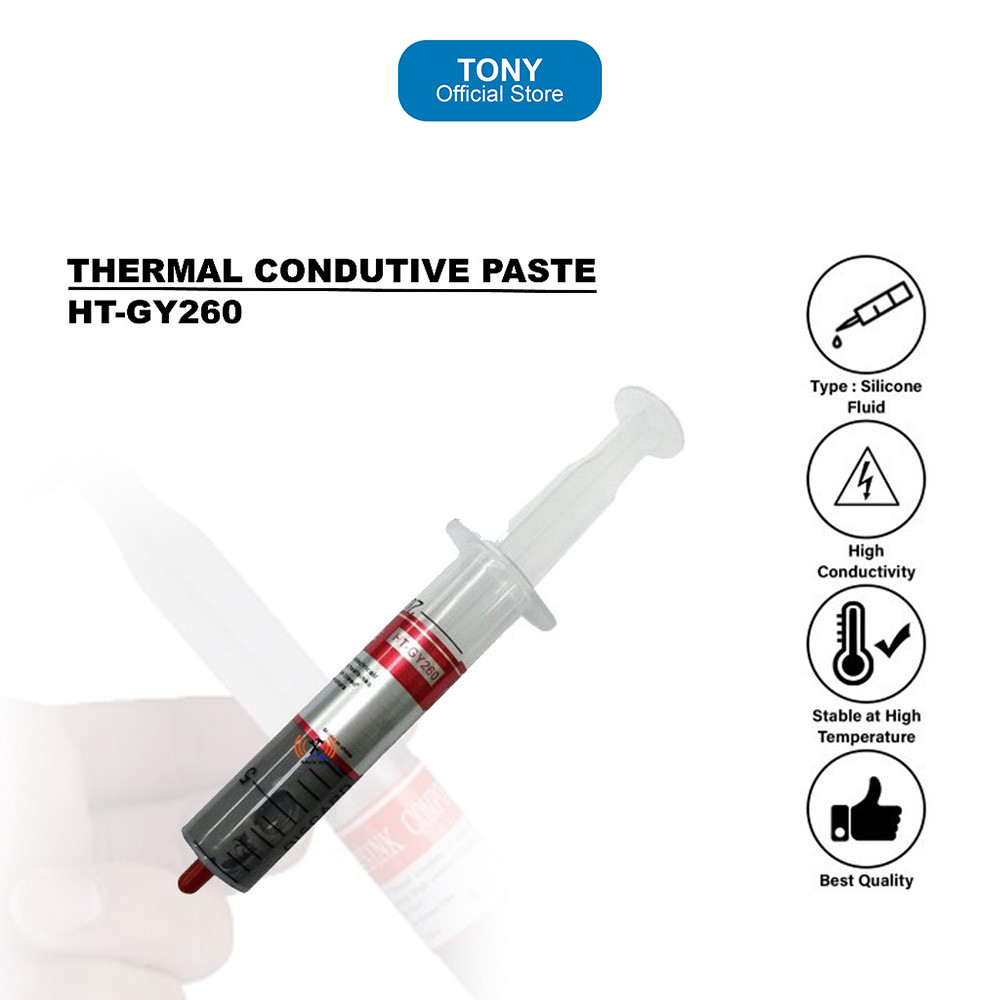 Thermal Paste HT-GY260 - Gray Conductive Grease Cooling Processor - HT-GY260