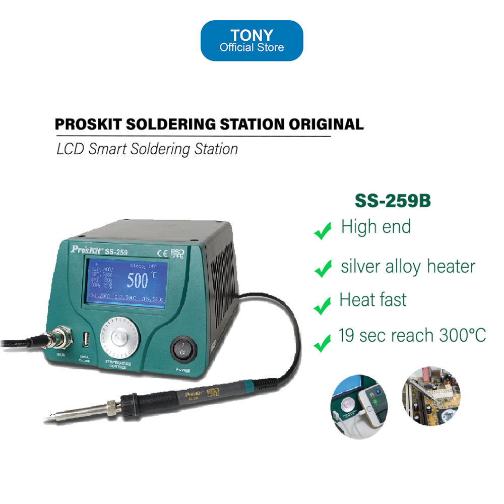 Proskit SS-259B LCD Smart Soldering Station