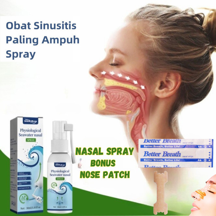 Nasal Spray Semprotan Hidung Obat Polip 30ML Original Hidung Sinusitis Nasal Alat Terapi Sinus