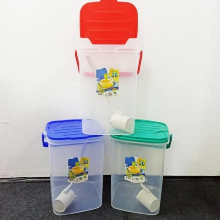 Aquarium Es Kelapa/Aquarium Es Buah/Toples Es Kelapa+Gayung 30liter