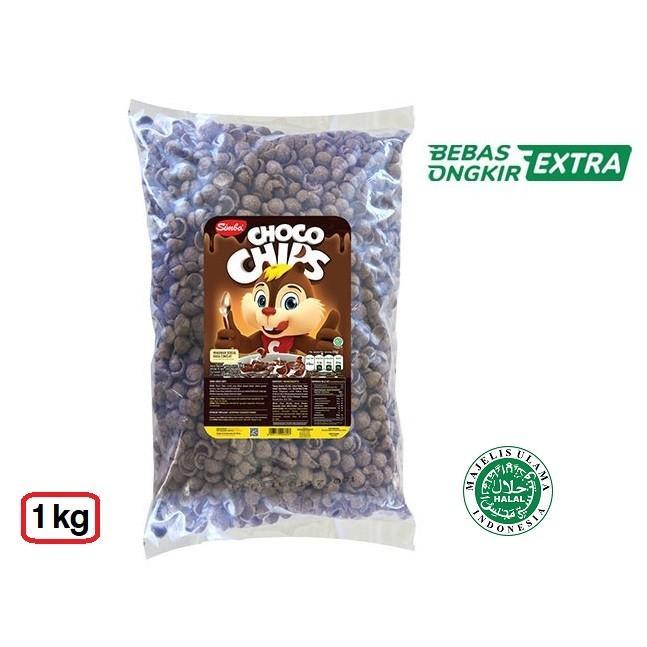 PAKET HEMAT SEREAL CHOCO CHIP SIMBA 2kg COCO CRUNCH CEREAL - Coklat 1pc(950)