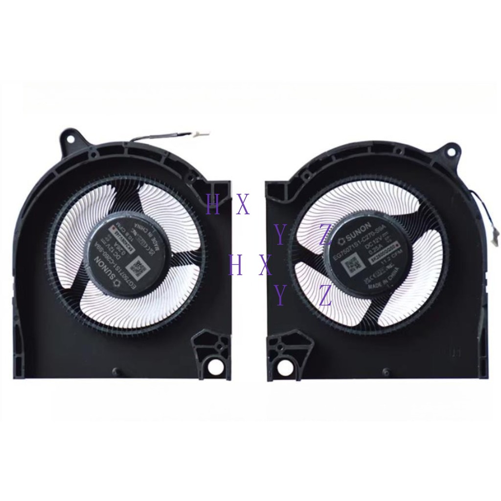 New Original Laptop CPU GPU Cooling Fan For Dell G16 7630 7635 EG75071S1-C260-S9A EG75071S1-C270-S9A