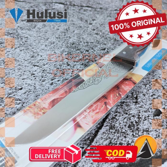 Butcher knife pisau sembelih Hulusi 20 cm original turkey 10121.20 - 18 cm -biker