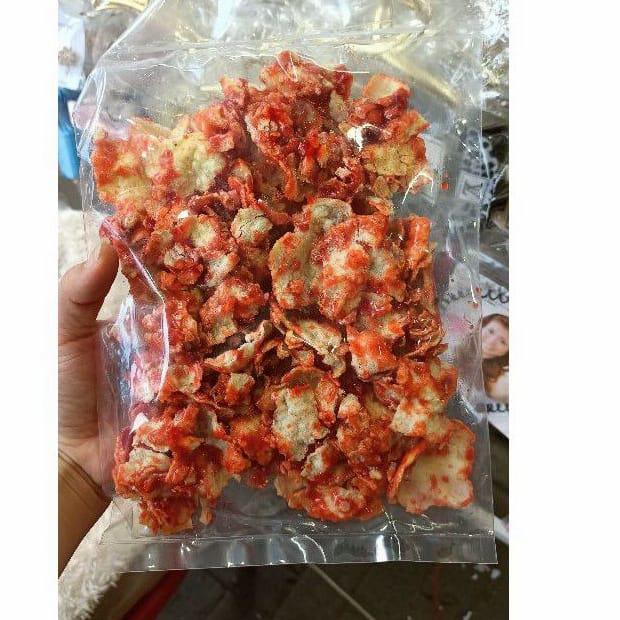Emping pedas/emping lengket balado/emping khas medan 250gr