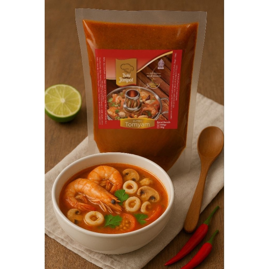Bumbu Tomyam Instan 1kg Racikan Khas Thailand Praktis Ekonomis HALAL