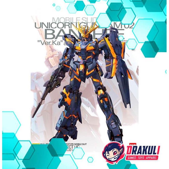 Drakuli Hobbies BANDAI Model Kit MG Unicorn Gundam 02 Banshee Ver. Ka